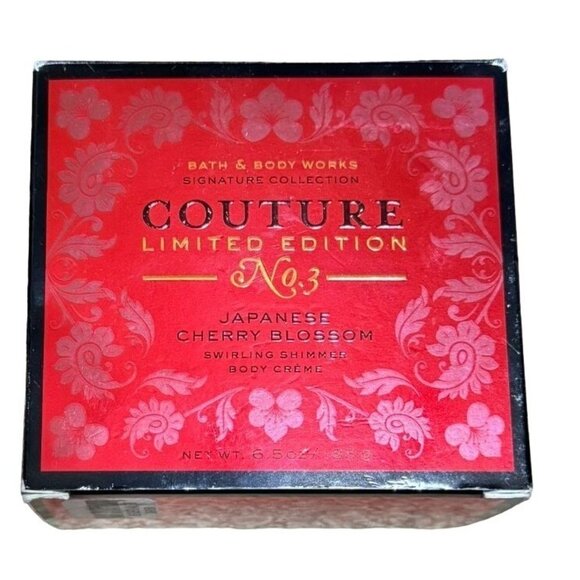 Bath and Body Works Ltd Ed Japanese Cherry Blossom Shimmer Body Creme No 3 6.5oz - Picture 2 of 5